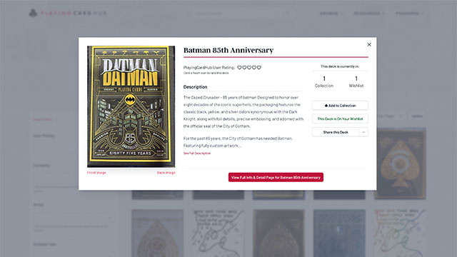PlayingCardHub.com Project Image 4