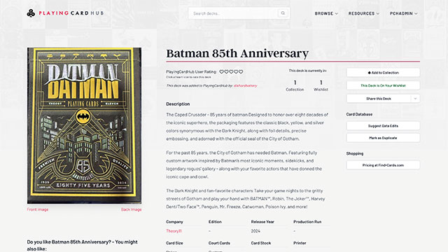 PlayingCardHub.com Project Image 5