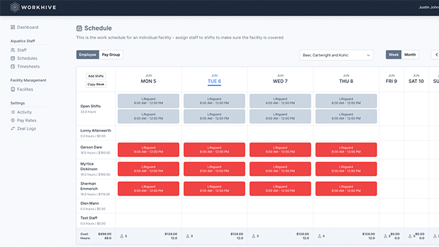 Thumbnail for Workhive - Aquatics Staff Management